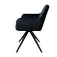 Kick swivel chair Tom - Black