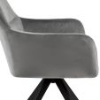 Kick swivel chair Tom - Grey