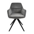 Kick swivel chair Tom - Grey