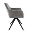 Kick swivel chair Tom - Grey