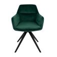 Kick swivel chair Tom - Dark Green