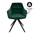 Kick swivel chair Tom - Dark Green