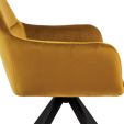 Kick swivel chair Tom - Gold