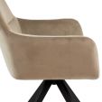 Kick swivel chair Tom - Champagne