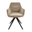 Kick swivel chair Tom - Champagne