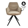 Kick swivel chair Tom - Champagne