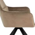 Kick swivel chair Tom - Taupe