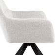 Kick swivel chair Tom Texture - Champagne