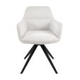 Kick swivel chair Tom Texture - Champagne