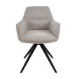 Kick swivel chair Tom Texture - Taupe