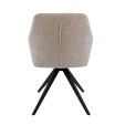 Kick swivel chair Tom Texture - Taupe