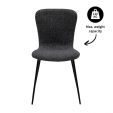 Kick dining chair Vigo - Dark Grey