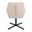 Kick swivel chair Viktor Boucle - Beige