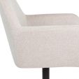 Kick swivel chair Viktor Texture - Champagne