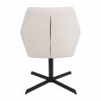 Kick swivel chair Viktor Texture - Champagne