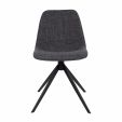 Kick swivel chair Yani - Black