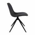 Kick swivel chair Yani - Black