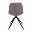 Kick swivel chair Yani - Grey