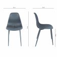 KICK YARA Design Chair - Dark Grey