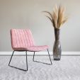 Kick armchair James - Pink