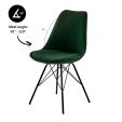 Kick Jens Bucket Chair - Dark Green