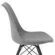 KICK LUUK Metal Bucket Chair - Grey