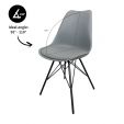 KICK LUUK Metal Bucket Chair - Grey