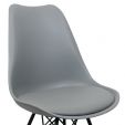 KICK LUUK Metal Bucket Chair - Grey