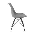 KICK LUUK Metal Bucket Chair - Grey