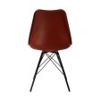 KICK LUUK Metal Bucket Chair - Red