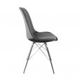 Kick Velvet Bucket Chair - Dark Grey