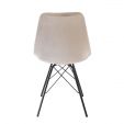 KICK Velvet Bucket Chair - Champagne - Champagne