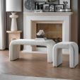 Kick Pouffe Ylva - White