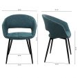 KICK DEAN Dining Chair - Blue