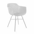 KICK INDY Garden Chair - White frame - White