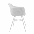 KICK INDY Garden Chair - White frame - White