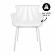 Kick Otis Garden Chair - White