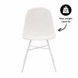 Kick Sol Garden Chair - White