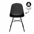 Kick Sol Garden Chair - Black