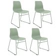 Set of 4 Kick garden chair Kiki - Pistachio