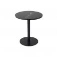 Kick Sidetable Marble Round High - Black