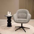 Kick swivel armchair Lux - Dark Grey