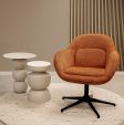 Kick swivel armchair Lux - Terra