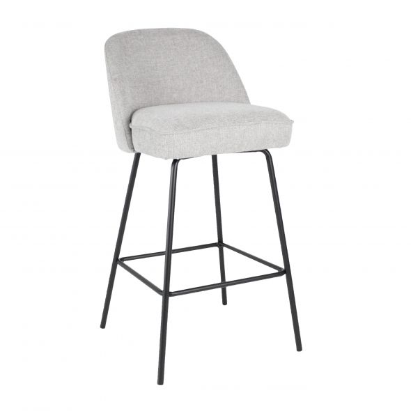 Kick Bar stool Lucy - Grey