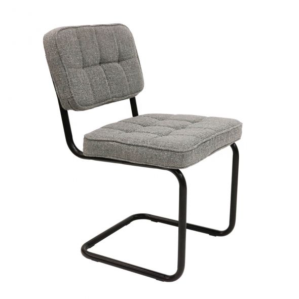 Kick Yves Tubular Frame Chair - Grey