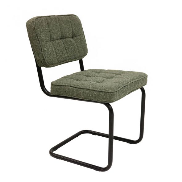 Kick Yves Tubular Frame Chair - Green