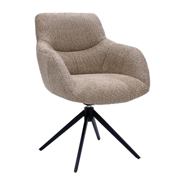 Kick swivel chair Fer - Beige