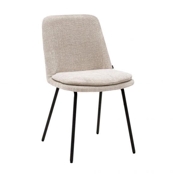 Kick dining chair Amy - Champagne