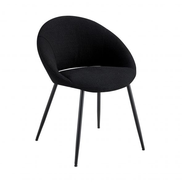 Kick dining chair Job - Black