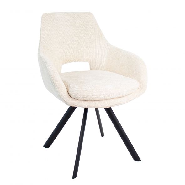 Kick dining chair Jorn - Crème